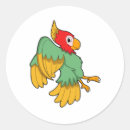 Search for red parrot stickers Birds
