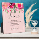 Search for easel wedding signs Pink