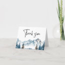 Search for mountain wedding thank you cards Pine tree