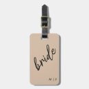 Search for bride luggage tags Modern