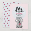 Search for cute koala baby shower invitations Flowers