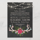 Search for antlers wedding invitations String lights