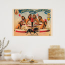 Search for vintage circus art Horse