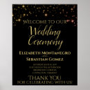 Search for welcome to our wedding signs Black