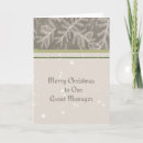 Search for manager christmas cards Snow