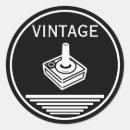 Search for joystick stickers Vintage gaming