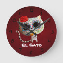 Search for day of the dead clocks Cat