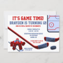 Search for ice hockey party invitations Kids