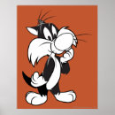 Search for sylvester cat art Looney tune character