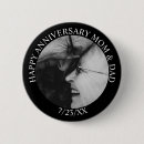Search for 50th wedding anniversary badges Black and white