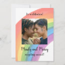Search for rainbow wedding invitations Colours