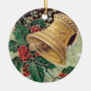 Search for vintage bells christmas tree decorations Holly