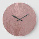 Search for rose gold clocks Metal