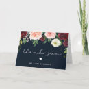 Search for burgundy wedding thank you cards Blush