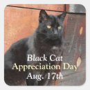 Search for adoption day stickers Black cat