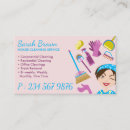 Search for woman business cards Housekeeping