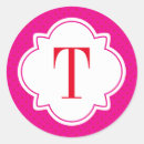 Search for single pink stickers Red