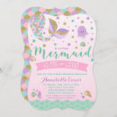 Search for purple and teal baby shower invitations Under the sea