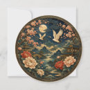 Search for japanese crane invitations Cherry blossom
