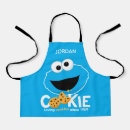 Search for cookie monster sesame street aprons Children learning show