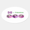 Search for fiftieth oval stickers Birthday