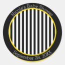 Search for black white yellow wedding stickers Chic