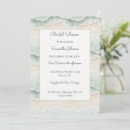 Search for beach bridal shower invitations Aqua