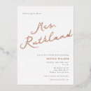Search for future 5x7 invitations Rose gold