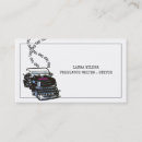 Search for typewriter business cards Journalist