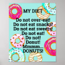 Search for funny diet posters Doughnut