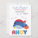Search for whale birthday invitations Crab