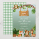 Search for cute woodland animals baby shower invitations Deer