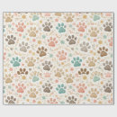 Search for paw print wrapping paper Pattern