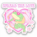 Search for frog valentine stickers Cartoon