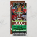 Search for football ticket birthday invitations Boys