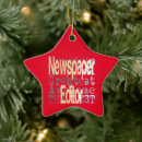 Search for newspaper christmas tree decorations Editor