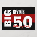 Search for big 50 invitations Modern