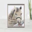 Search for funny horse christmas cards Winter
