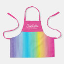 Search for kids rainbow aprons Girls