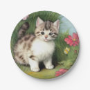 Search for vintage cat plates Victorian