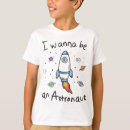 Search for astronomy for kids tshirts Astronaut