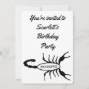 Search for scorpio 5x7 invitations November
