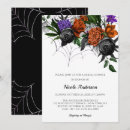 Search for spooky bridal shower invitations Black
