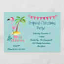 Search for tropical flamingo invitations Palm tree