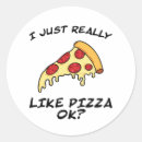 Search for funny food stickers Pizza