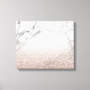 Search for blush pink canvas prints Rose gold