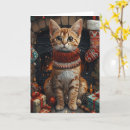 Search for bengal christmas cards Cat