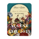 Search for save the dates rectangular wedding magnets Blue