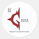 Search for music logo stickers White