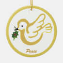 Search for peace dove christmas tree decorations Christian